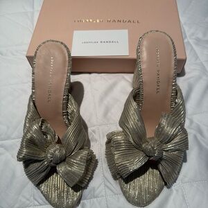 Loeffler Randall Gold Women's Shoes - perfect for wedding or mother of bride!